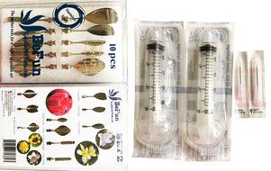 BeFun Cake Decorating Supplies for 3D Gelatin Art Tools&ndash;Jello Shots -Jelly Cake- Set 10 pcs for Beginners and... N15