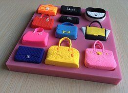 Anyana 3D Brand Bag Forma De Silicone Fondant Cake Tools Chocolate Mold Bakeware Coziha Cake Decorating Pastry... N6