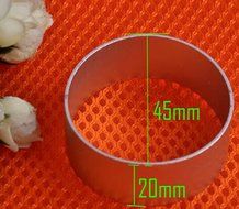 HSE 3 pcs Aluminium Mold Circle Round Shaped Sugarcraft Biscuit Cookie Cake Pastry Baking Cutter Mould Bakeware...