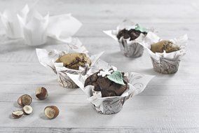 Tulip Cupcake Extra Large Liner White , Paper Baking Cups Easy Release Muffin Molds Easy Release / No need To... N2
