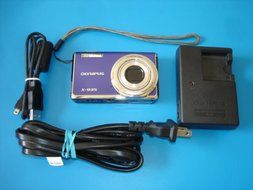 Olympus X-935 FE-5020 Digital Camera 4x Zoom and 2.7in LCD Blue/Purple