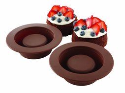 Chicago Metallic Silicone Brownie Bowls Set of 2 N4