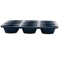 Marathon Housewares KW200011YE Premium Silicone 12 Cup Mini Muffin Pans, Yellow N7
