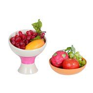 Mixing Bowl 4 Piece Stackable Multifunction Fruit Basket Serving Bowl Set