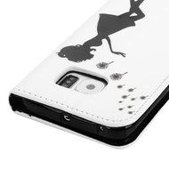 S6 Edge Case,Samsung Galaxy S6 Edge Case - Wallet Folio Flip Premuim PU Leather Case Colorful Print Design with... N38