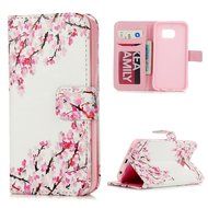 S6 Edge Case,Samsung Galaxy S6 Edge Case - Wallet Folio Flip Premuim PU Leather Case Colorful Print Design with... N48