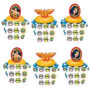 Item#139- 12pk Wonder Woman Cupcake Decoration Topper Rings with 12 Baking Cup Decoration Wrappers
