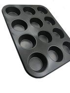 SUNFLOWER-Nonstick-Bakeware-Silicon-Cupcakes - 12 Cups Nonstick Bakeware Mold Carbon Steel Muffin baking Pans... N3