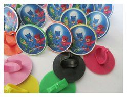 12 Pj Masks Group Rings cupcake toppers birthday party favor cake toys Catboy N2