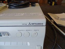 Mitsubishi CP-750U Color Video Copy Processor Thermal Printer w/ Manual &amp; Remote N3