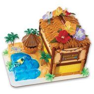 Coconut Beach Cabana Signature DecoSet Cake Decoration