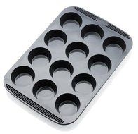 Chefs Toolbox Flexible Silicone Non Stick 12 Cup Muffin Cupcake Pan
