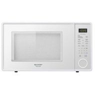 Sharp R-409YW R409 Series 1.3 Cubic Feet 1000-watt Microwave Oven, Family-Size, Smooth White