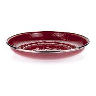 Golden Rabbit Red on Red Deep Pasta Plate