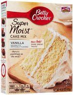 Betty Crocker Super Moist Natural Vanilla Cake Mix - 15.25 oz N2
