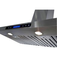 AKDY&reg; 30"/36"/42"/48" Stainless Steel Wall Mount Kitchen Cooking Fan Vent Range Hood LED Display Touch Control... N14