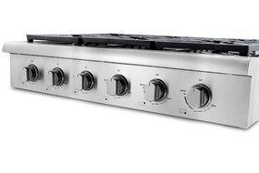 Thorkitchen HRT3618U 36" Pro-Style Gas Rangetop with 6 Sealed Burners, Stainless Steel