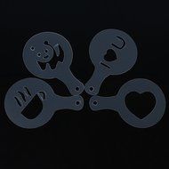 EzDeal 16pcs Design Cappuccino Coffee Cake Stencils Latte Art Template + Mesh Shaker Set N3
