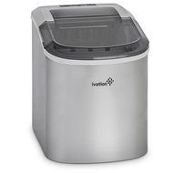 Portable Ice Maker for Counterop - Sleek Tinted Clear Top Window Design - 2 Selectable Cube Sizes - Yield Up To... N2