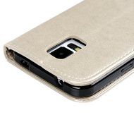 S5 Case,Samsung Galaxy S5 Case (i9600) - Wallet Embossed Flower Tree PU Leather Soft TPU Inner Cover with Magnetic... N62