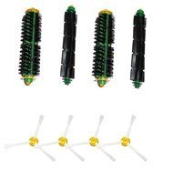 I-Clean Bristle and Flexible Beater Brush + Side Brush for iRobot Roomba 500 Series 510 520 530 540 550 551 560... N3