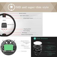 Docooler JISIWEI Robotic Vacuum Cleaner Robot with 1080p Camera WiFi Infrared/APP Remote Control N8