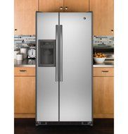 GE GSE22ESHSS 21.8 Cu. Ft. Stainless Steel Side-By-Side Refrigerator - Energy Star N7
