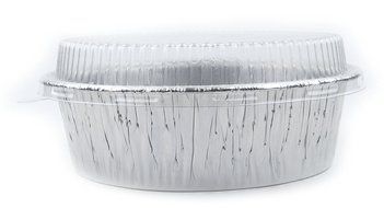 Disposable Foil 6" Tart Pan, Round Baking Pan, Aluminum Pot Pie Pan Baking Tin with Lids, 10 Sets N3