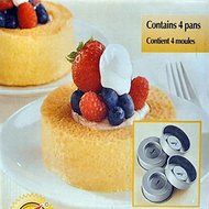4pcs Non-stick Layer Cake Pans Molds Pudding Sandwich Pan Mold N3