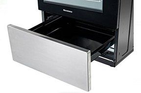 Blomberg BERU24100SS 24&quot; Freestanding Electric Range with 2.3 cu. ft. and True Convection Oven, Stainless Steel N4