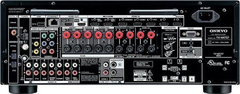 Onkyo TX-NR757 7.2-Channel Network A/V Receiver + Monster Home Theater Accessory Bundle + Sennheiser HD201 Headphones...