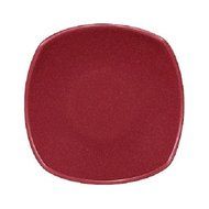 4.25" L x 4.25" W x 1.75" H Noritake Colorwave Stoneware Small Square Bowl in Raspberry N2