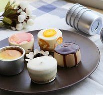 Dealglad&reg; 5pcs New 2 Inch Anodized Aluminum Round Cupcake Pan Chiffon Cake Pudding Mold Baking Mould with Removable... N5