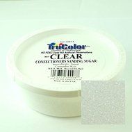 TruColor Natural Sanding Sugars Confectioner's (Fine Crystals) Clear (1x8 Oz)