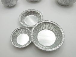 Disposable Aluminum Tart Pan/Mini Pie Pan Variety Pack- 3" tart pans-4.5" Tart pans- 5" tart pans (50) N2