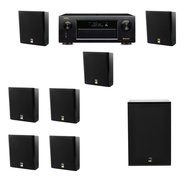 M&amp;K Sound MP150II Wall Mounted Loudspeaker 7.1 X12 Denon AVR-X5200W
