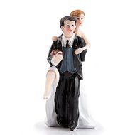 Better Line Funny Decorative Cake Toppers - Bride Carrying the Groom Cake Topper N20