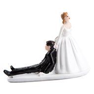 Better Line Funny Decorative Cake Toppers - Bride Carrying the Groom Cake Topper N22