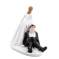 Better Line Funny Decorative Cake Toppers - Bride Carrying the Groom Cake Topper N23