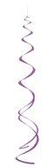 Plastic Hanging Swirl Decorations, 26&quot;, Light Blue, 8 Count N23