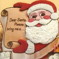 Wilton Santa&#039;s List Christmas Holiday Cake Pan (502-4203, 1982) Retired