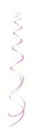 Plastic Hanging Swirl Decorations, 26&quot;, Light Blue, 8 Count N27
