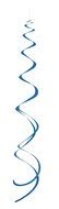 Plastic Hanging Swirl Decorations, 26&quot;, Light Blue, 8 Count N28
