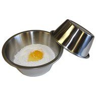 Fat Daddio's Heavy Weight Stainless Steel Mixing Bowl, Flat Bottom, 7-Quart Capacity