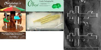 Cybrtrayd R011 Orthodox Cross Chocolate Candy Mold with Exclusive Cybrtrayd Copyrighted Chocolate Molding Instructions... N5