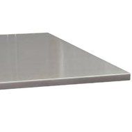 Stainless Steel Counter Top Size: 1.5" H x 36" W x 30" D
