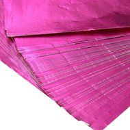 TOOGOO(R) 100pcs Square Sweets Candy Chocolate Lolly Paper Aluminum Foil Wrappers Pink N2