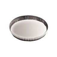 Paderno World Cuisine 7.875 Inch Fluted Non-Stick Tart Mold with Removable Bottom
