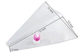 HOCUS&trade; Colorswirl 2-color Coupler Decorating Kit, 12-inch Nonstick Reusable Decorating Piping Bags with Double... N10