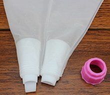 HOCUS&trade; Colorswirl 2-color Coupler Decorating Kit, 12-inch Nonstick Reusable Decorating Piping Bags with Double... N11